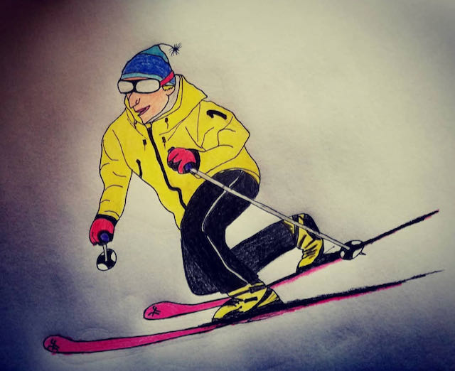 Romain Demoustier — illustration télémark